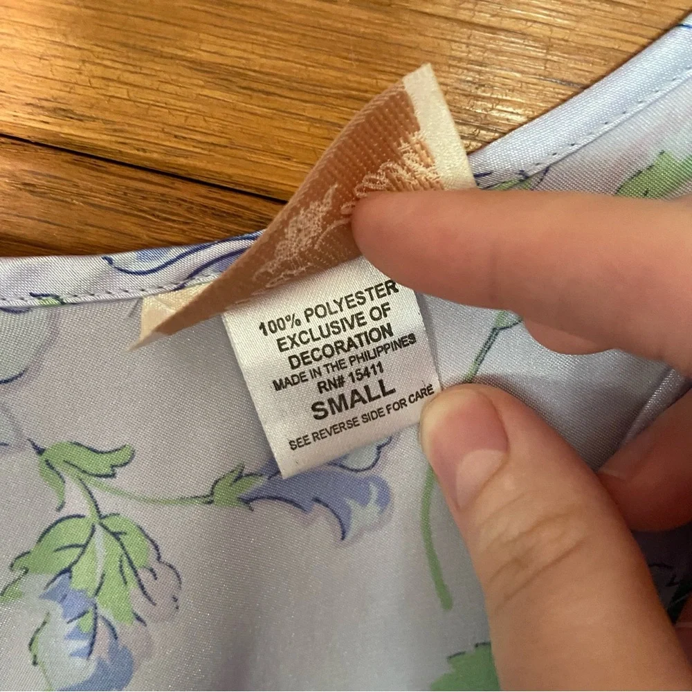 Vintage Inner Most lavender purple floral slip dress - Picture 6 of 6